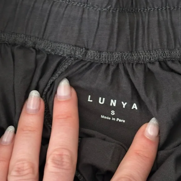 Lunya Organic Pima Wide Leg Pant - Picture 3 of 5